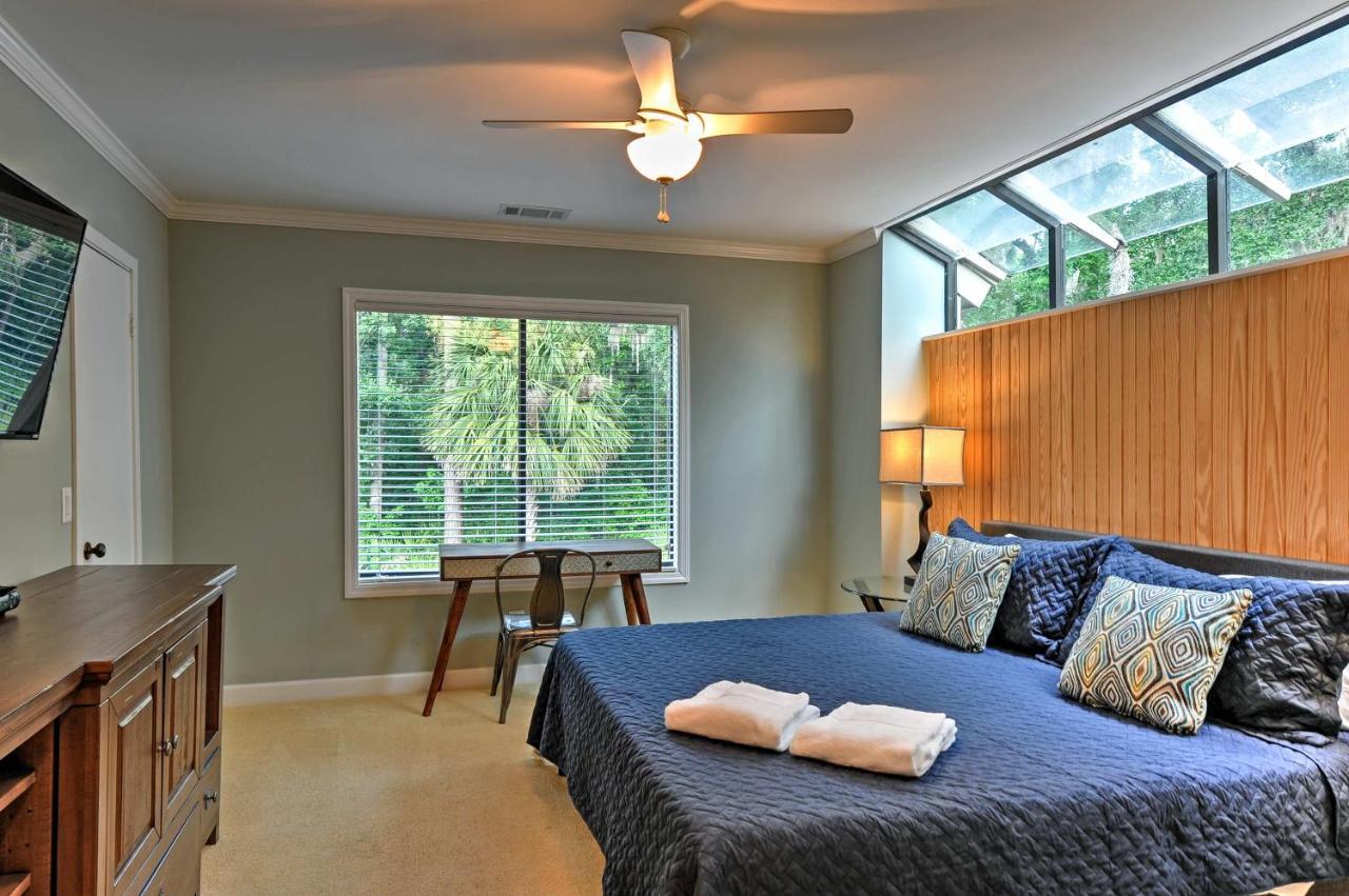 Updated Hilton Head Condo Balcony, Walk To Beach Hilton Head Island Eksteriør bilde