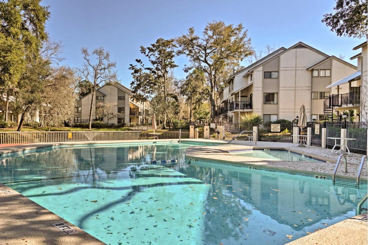 Updated Hilton Head Condo Balcony, Walk To Beach Hilton Head Island Eksteriør bilde